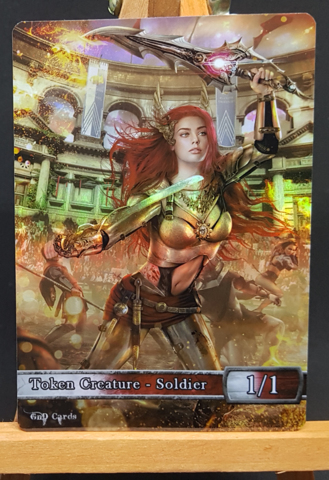 Foil Red White Soldier #20